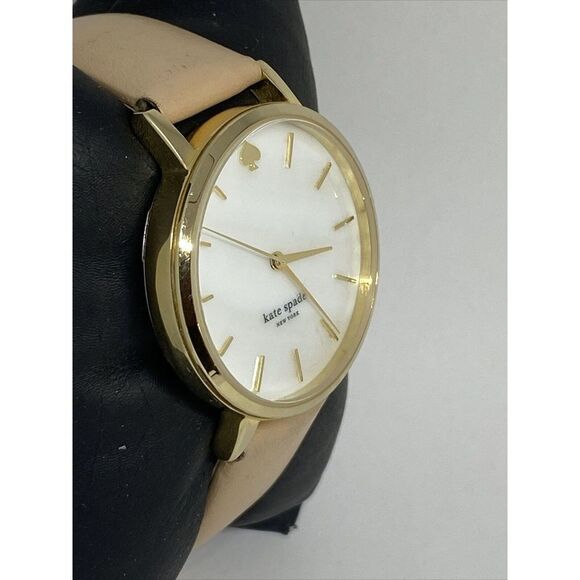 Kate Spade New York Metro 0073 Women\'s Beige Leather Analog Dial Watch MP646 main image 6